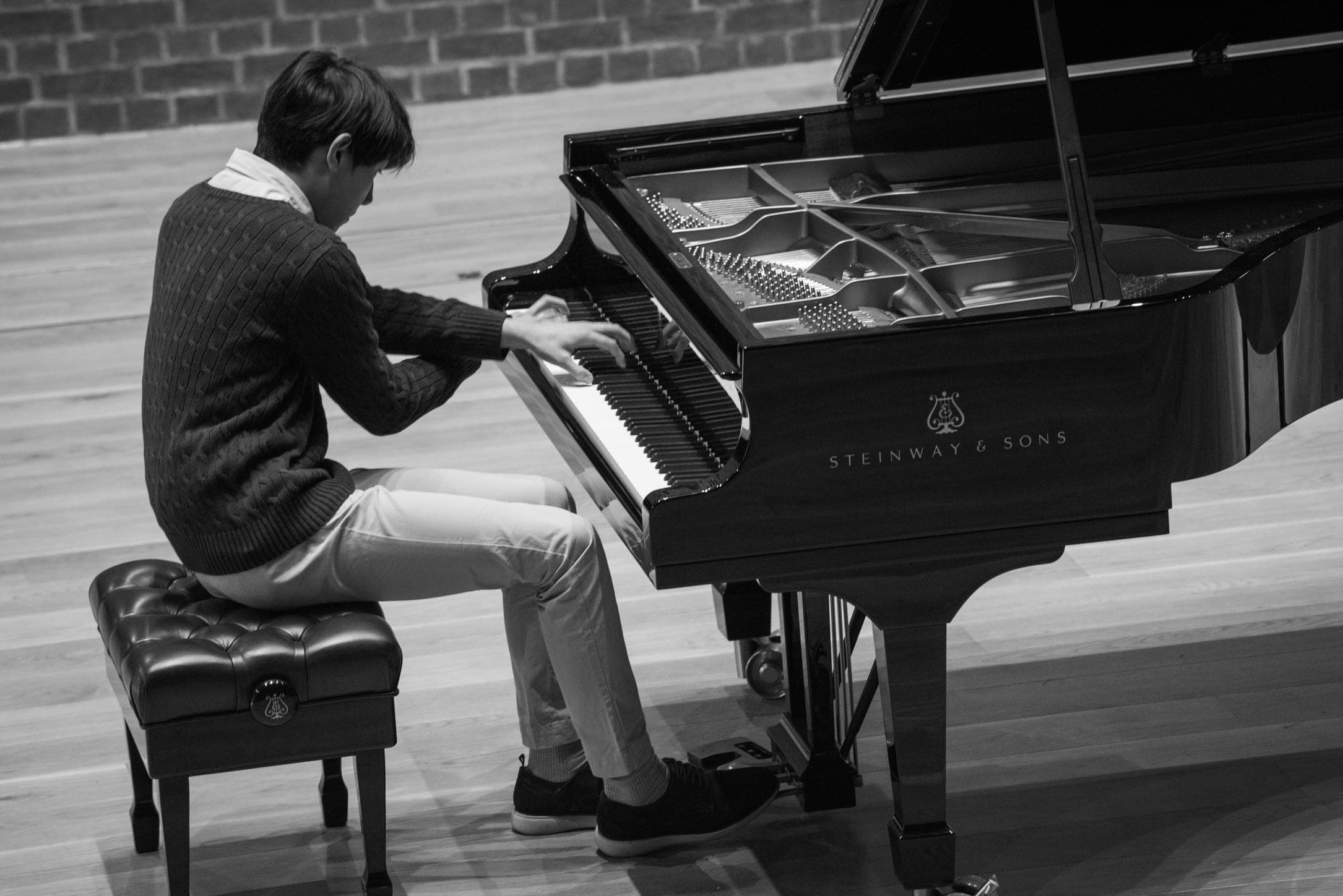 Desmond Zee at the piano